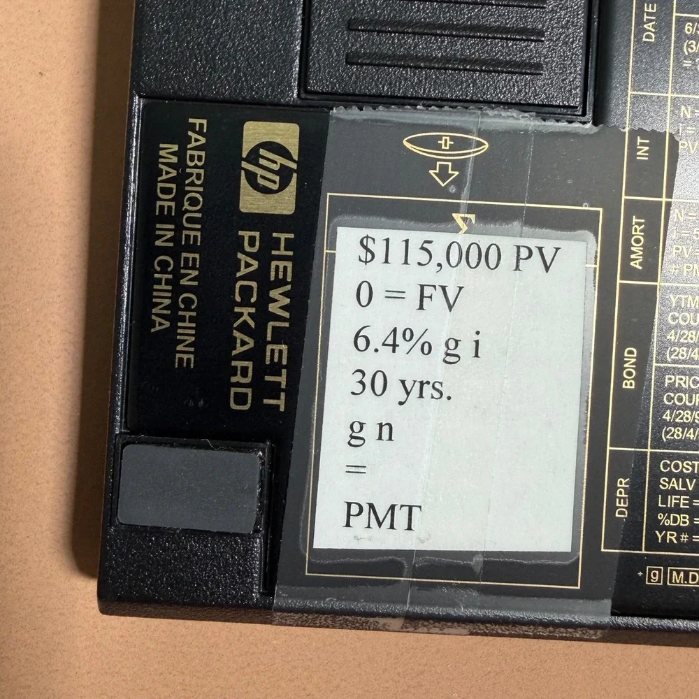 HP 12c Financial Calculator with Case and User Guide Hewlett Packard RPN